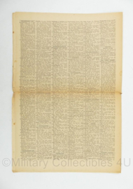 WO2 Duitse krant Frankische Tageszeitung nr. 158 9 juli 1943 - 47 x 32 cm - origineel