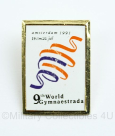 9th World Gymnaestrada 1991 speld - 2,5 x 3,5 cm - origineel