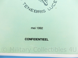 Handboek Mijnen Cambodja 1992 Korps Mariniers UN United Nations - 20 x 15 x 1,5 cm - origineel