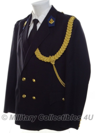 Nederlandse politie uniform jas met kraagspiegels en koord 2005- maat 46 - origineel