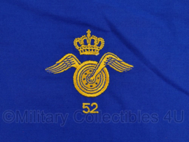 Nederlands leger halsdoek 52 Regiment Aan- en afvoertroepen  - blauw - origineel