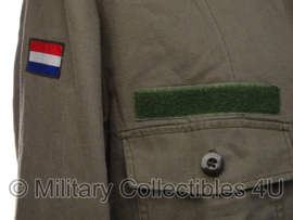 KLU Luchtmacht uniform jas grijs - lange mouw - maat 46/48 - gedragen - origineel