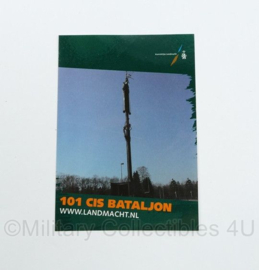 Landmacht verbindingsdienst 101 CIS Bataljon sticker - origineel