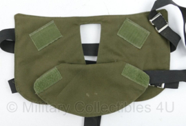 Defensie groene koudweer mondbescherming - 24,5 x 14,5 cm - origineel