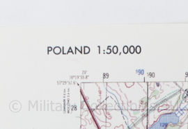 USA Defence mapping agency stafkaart Poland Walcz M753 2524I - 1 : 50.000 - 74 x 58 cm - origineel