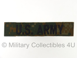 "US Army" marpat camo branch tape/naamlint met klittenband - origineel