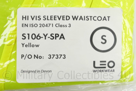 Britse Politie high visibility sleeved waistcoat - maat Small - nieuw in verpakking - origineel