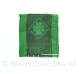 Defensie 4e Divisie insigne - 5 x 4,5 cm - origineel