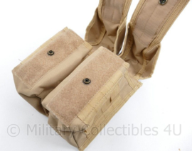 Defensie Molle coyote double magazin pouch M4 C7 C8 - merk Viper - 18 x 10 x 24 cm - nieuwstaat - origineel