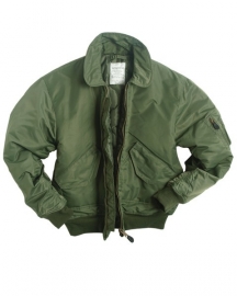 US flight jacket Jacket Flyer, Cold Weather Type CWU - Groen