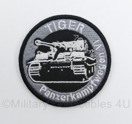 WO2 Duitse Tiger Panzerkampfwagen VI embleem - met klittenband - diameter 8 cm