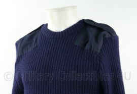 Britse wollen trui - Jersey Man's heavy navy - maat 112 cm - origineel
