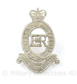 WO2 Britse cap badge Royal Horse Artillery  - 3,5 x 2,5 cm - origineel