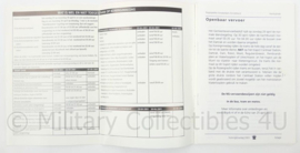 Politie handigboek Koninginnedag 2001 - origineel