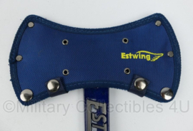 Estwing Black Eagle Double Bit Axe Blue Grip bijl met hoes - licht gebruikt - origineel