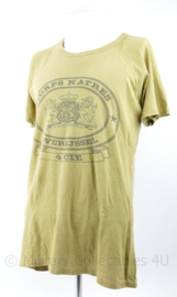 KL Nederlandse leger NATRES Overijssel ondershirt - khaki - maat 8090/0515 - gedragen - origineel