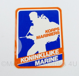 KM Koninklijke Marine KMARNS Korps Mariniers sticker - 13,5 x 10 cm - origineel