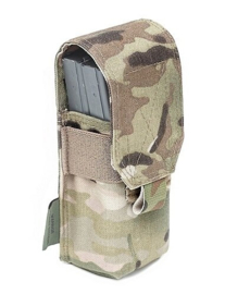 Warrior Assault Systems Single M4 5.56mm Mag Pouch / Non Slip Retention - 2 Mags - Multicam - NIEUW