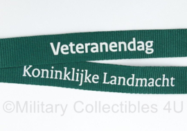 KL Koninklijke Landmacht Veteranendag keycord - 56 x 2,5 cm - nieuw - origineel