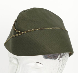 WO2 US officer schuitje OD Green with black/gold piping - maat 58 of 59 cm - replica