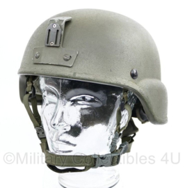 Defensie Armorsource AS200 ballistische helm met nachtkijker beugel - klasse NIJ3A - helm Large draagstel XL - origineel