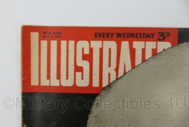 WO2 Brits Illustrated Magazine tijdschrift - April 4, 1942 - 35 x 26 cm - origineel