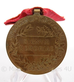 Oostenrijkse Jubileum-Herinnerings 1898 medaille - afmeting 5 x 8 cm - originele set