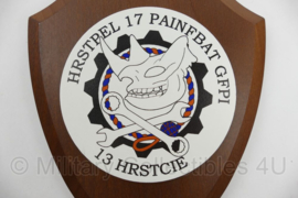 KL Wandbord HRSTPL 17 Painbat GFPI 13 HRCTCIE - 15 x 1,5 x 19 cm - origineel