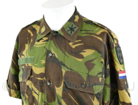 Nederlands DPM uniform shirt met originele US Air Defense Artillery insignes en Major rang - eenheid ingedeeld bij de Amerikanen - 6080/0005 - origineel