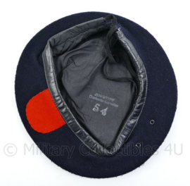 Korps Mariniers donkerblauwe baret uit de jaren 50 - maat 54 - origineel