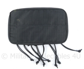 Zwart origineel MOLLE paneel met elastieken voor op of in een rugzak of op een vest - nieuwstaat! - 27 x 17 cm -  origineel