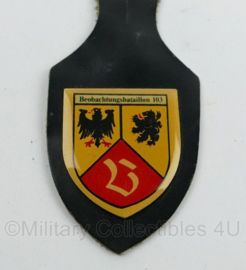 Bundeswehr BeobBtl 103 Beobachtungsbataillon 103 borsthanger - 10 x 4,5 cm - origineel