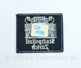 Zwitserse Stadtpolizei Zurich embleem  - 6 x 5 cm - origineel