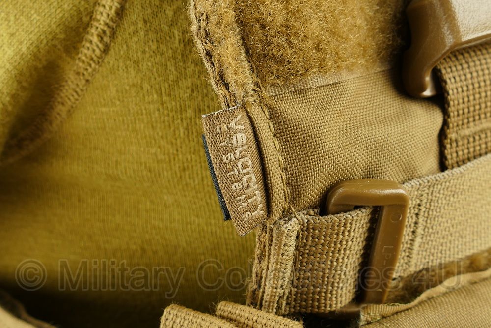 Velocity Systems SC10 Tactical Vest Coyote - SCARAB LE Front - SCARAB LT Back - CBN3 - Front Flap - maat Large - licht gebruikt - origineel