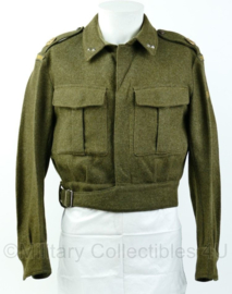 Genietroepen MVO Battledress jaren 50 Rang eerste Luitenant Maat 48 1/4 - Origineel