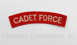 Britse leger Cadet Force shoulder title - 11 x 3 cm - origineel