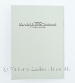 WO2 Duits SS replica Soldbuch