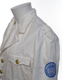 KM Koninklijke Marine witte uniform jas - met goudkleurige knopen - maat M - origineel