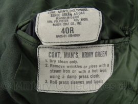 US Army class A Vietnam oorlog Sergeant - Coat, Man's, Army Green 1986 - size 40R = NL maat 50 - origineel