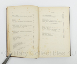 Jaarboekje der Adelborsten aan het Koninklijk Instituut voor de Marine te Willemsoord 1883 - 13,5 x 2 x 29,5 cm -origineel