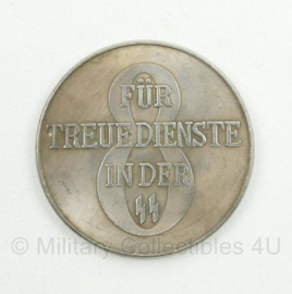 WO2 Duits Waffen SS replica 8 jaar  trouwe dienst Coin - diameter 3,5 cm - replica