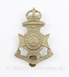 WW2 British cap badge 21st County of London Kings crown - 5 x 3 cm - origineel