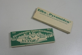 Efka sigaretten vloeipapier-  per 2 stuks - origineel WO2 Duits