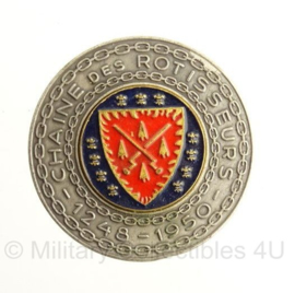 Gastronomic Society Chaine des Rotisseurs 1948-1950 insigne - 3,5 x 3,5 cm - origineel