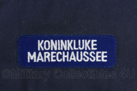 KMAR Koninklijke Marechaussee armband met pennenvakjes donkerblauw - 47,5 x 24 cm - gedragen - origineel