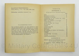MVO voorschrift het Verlenen van Militaire Bijstand nr. 1580 - 1946 - afmeting 12 x 17 cm - origineel