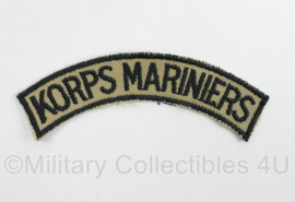 Korps Mariniers straatnaam - 9,5 x 2,5 cm - origineel