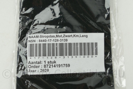 KM Koninklijke Marine mat zwarte Stropdas Mat Zwart Km Lang- 81 cm lang - nieuw in verpakking - origineel