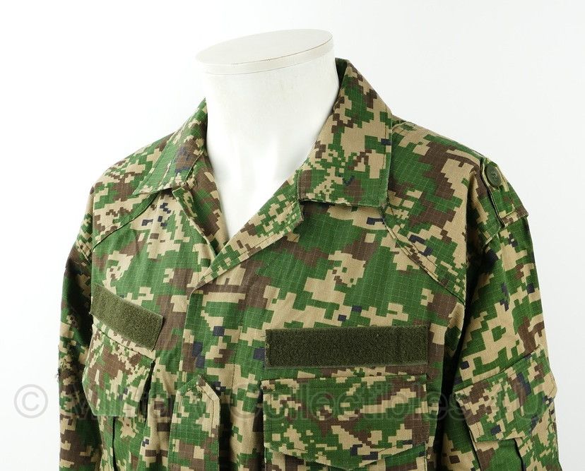 Maleisië Uniform set met boonie - jas/broek maat XL, boonie maat 58 - gedragen - origineel