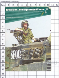 SFOR tijschrift Bison Preperation II - oefenboekje voor deelnemende eenheden - afmeting 10 x 15 cm - origineel